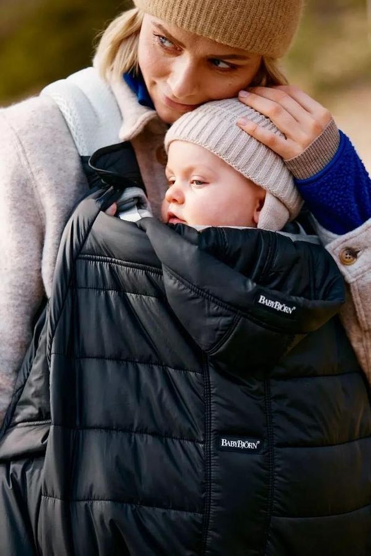 BabyBjörn, zimowy pokrowiec do nosidełka, black