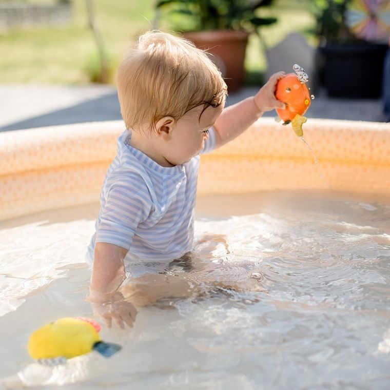 BabyFehn, Chlap i się baw, krab i rybka, zestaw, zabawki do kąpieli