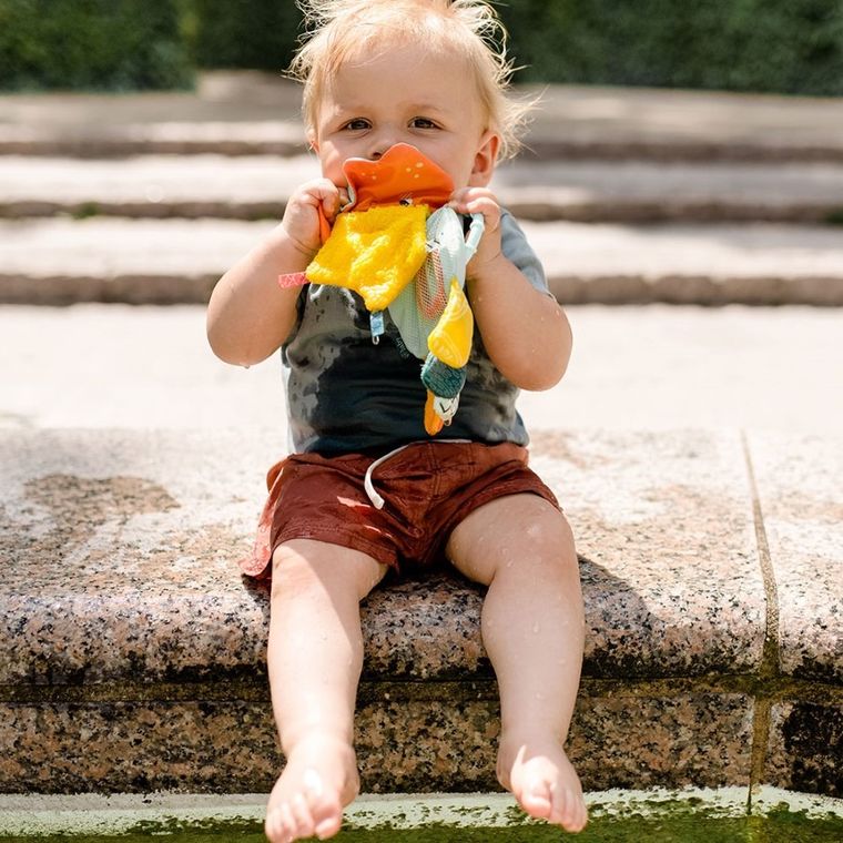 BabyFehn, Chlap i się baw, książeczka do kąpieli, ośmiornica, zabawka do kąpieli