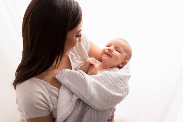 BabyMatex, kocyk dziecięcy, prestige muślin, szary, 75-100 cm