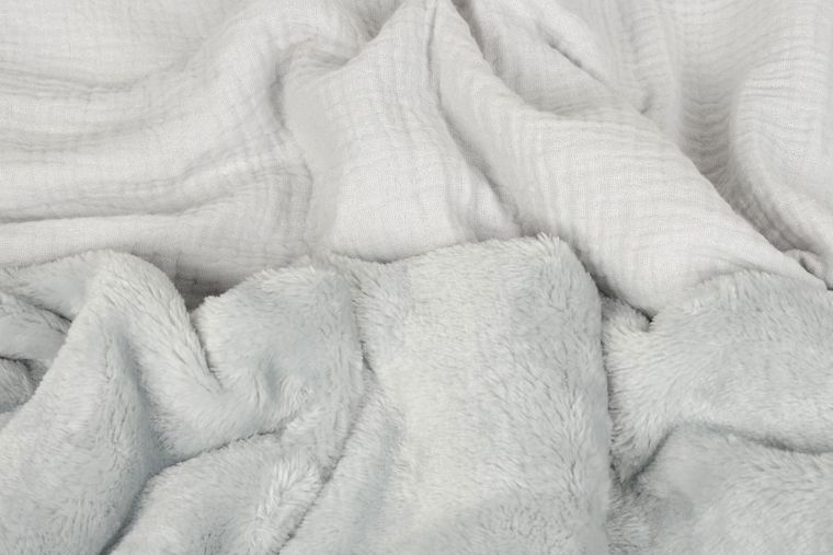 BabyMatex, kocyk z kapturkiem, koala muślin, szary, 95-95 cm