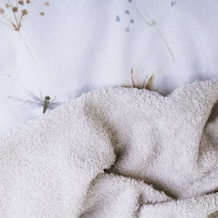 Babymatex, Maxi, niemowlęce okrycie kąpielowe frotte, szare, 100-100 cm