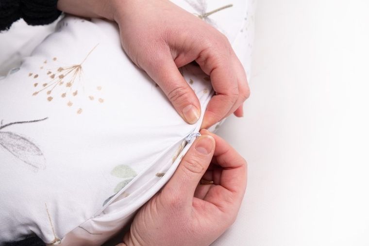 BabyMatex, MiniRelax, Ważki, poduszka do karmienia bawełniana, pozycjonująca, 150 cm