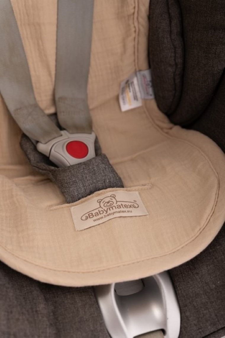 BabyMatex, Paddi, Muslin, nakładka do wózka, fotelika redukująca nacisk, beżowa