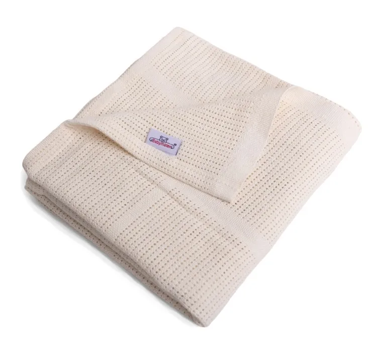 Babymatex, Sisi, kocyk bawełniany, ecru, 75-100 cm