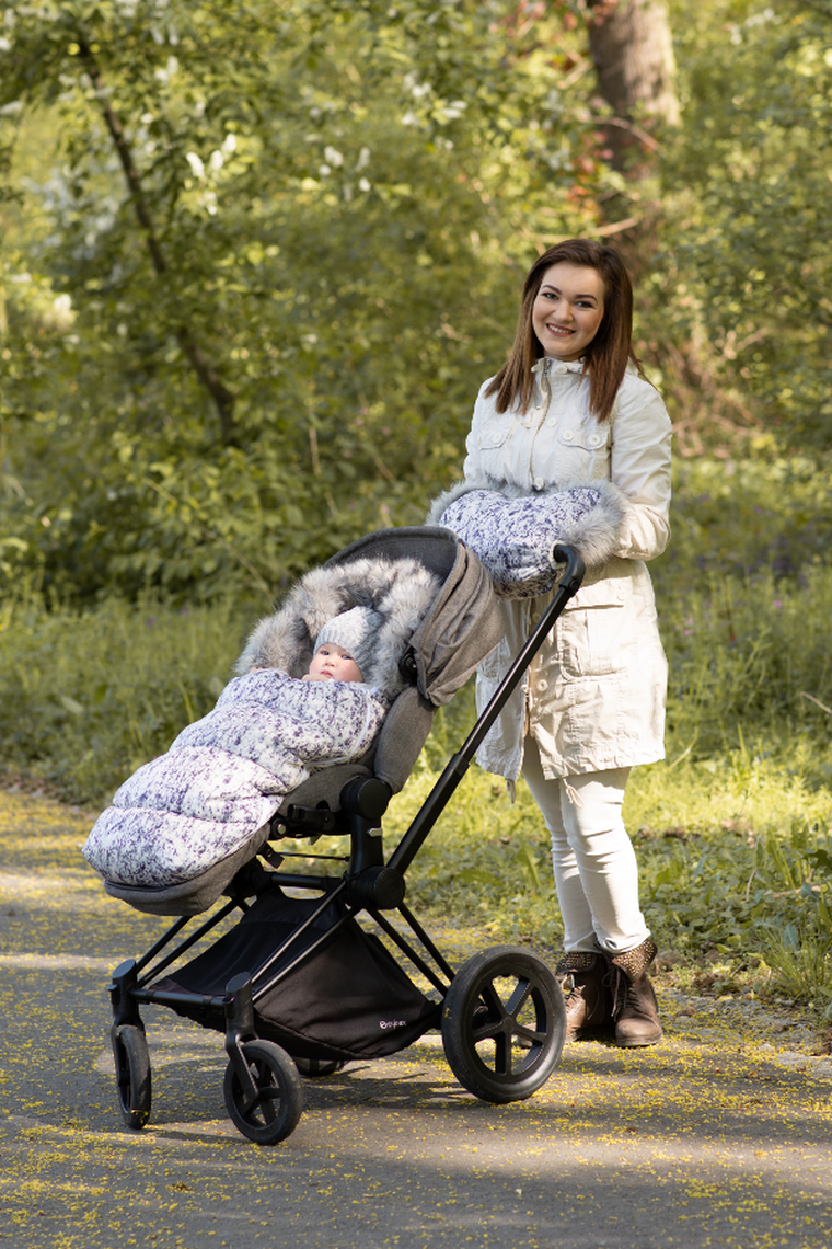 BabyMatex, śpiworek do wózka + mufka, venus