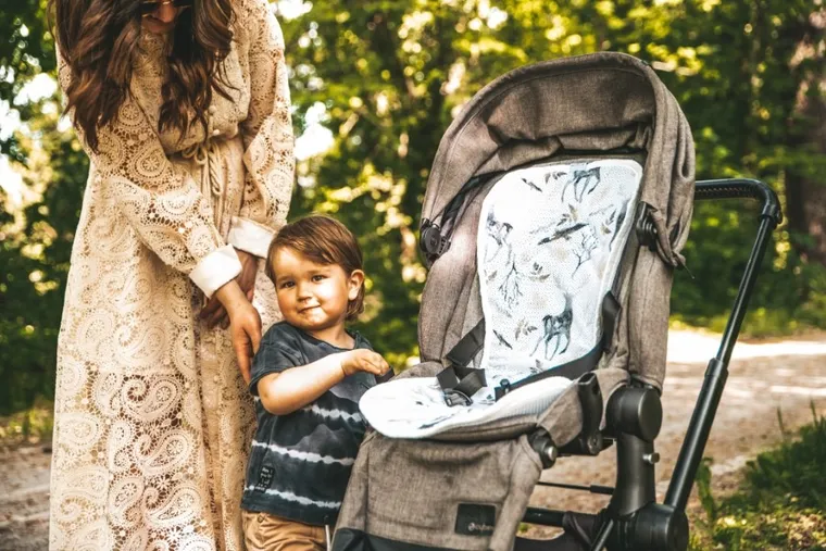 BabyMatex, wkładka redukująca nacisk do wózka, Paddi'x, jeleń, 0-36 kg