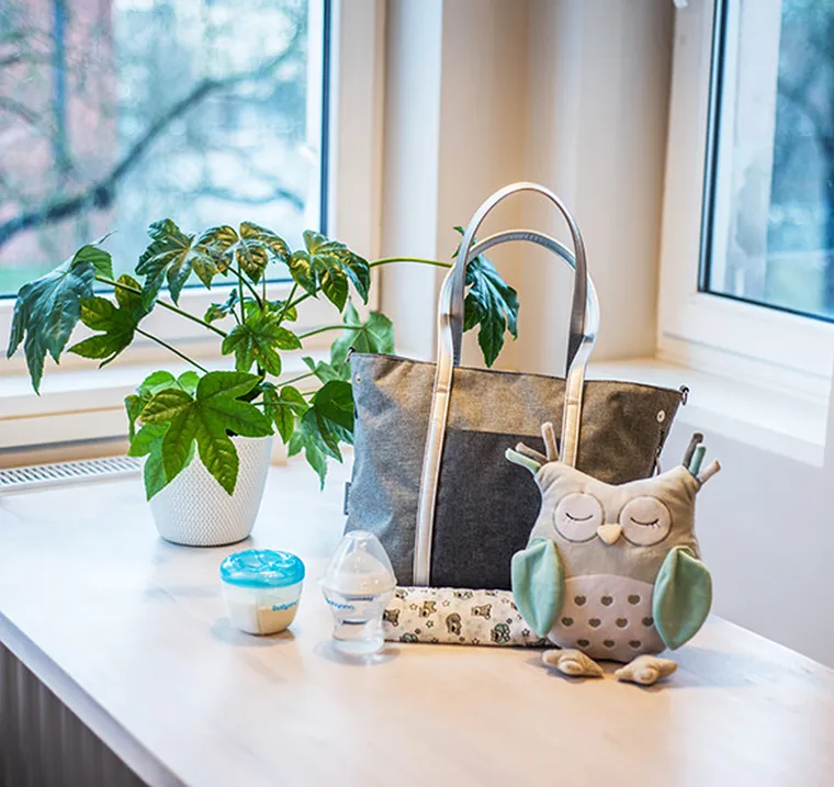BabyOno, Basic so dynamic! torba dla mamy, szara