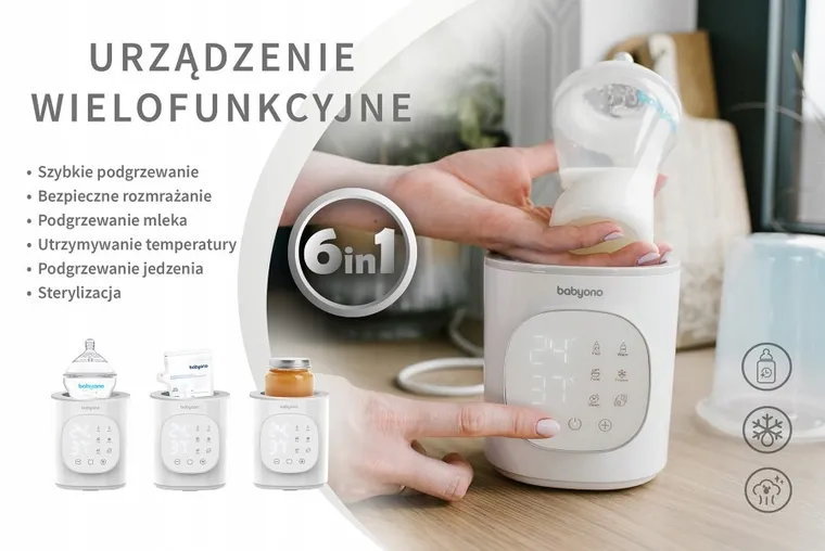 BabyOno, elektroniczny podgrzewacz pokarmu i sterylizator