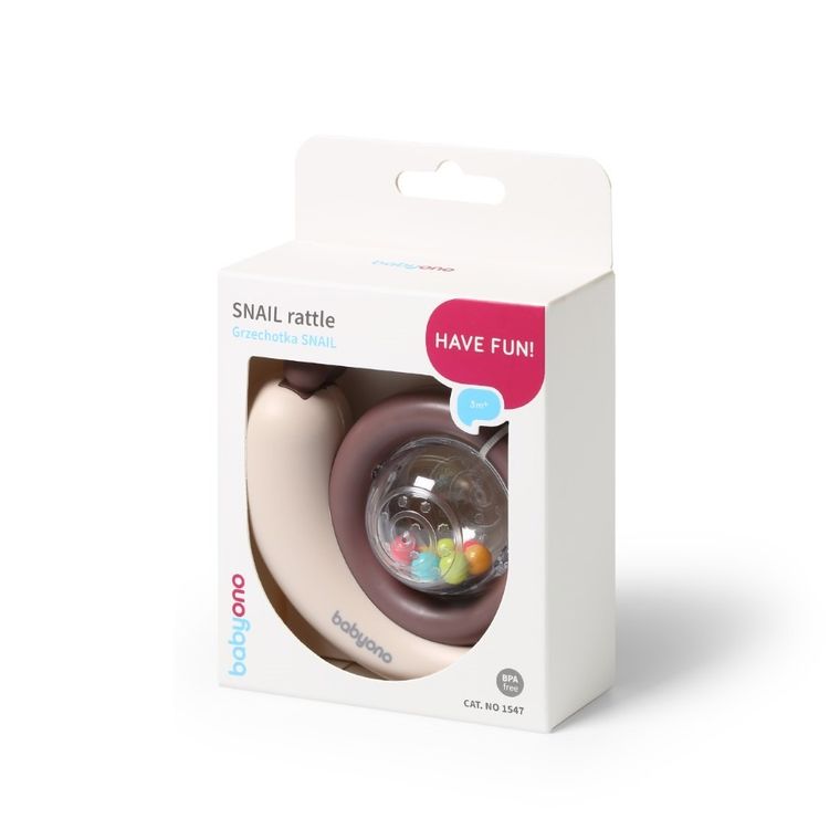 BabyOno, grzechotka, snail