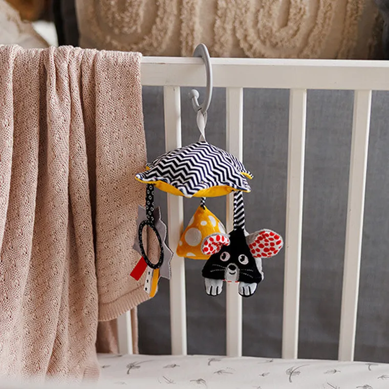 BabyOno, kontrastowa karuzela, zawieszka sensoryczna, Mouse