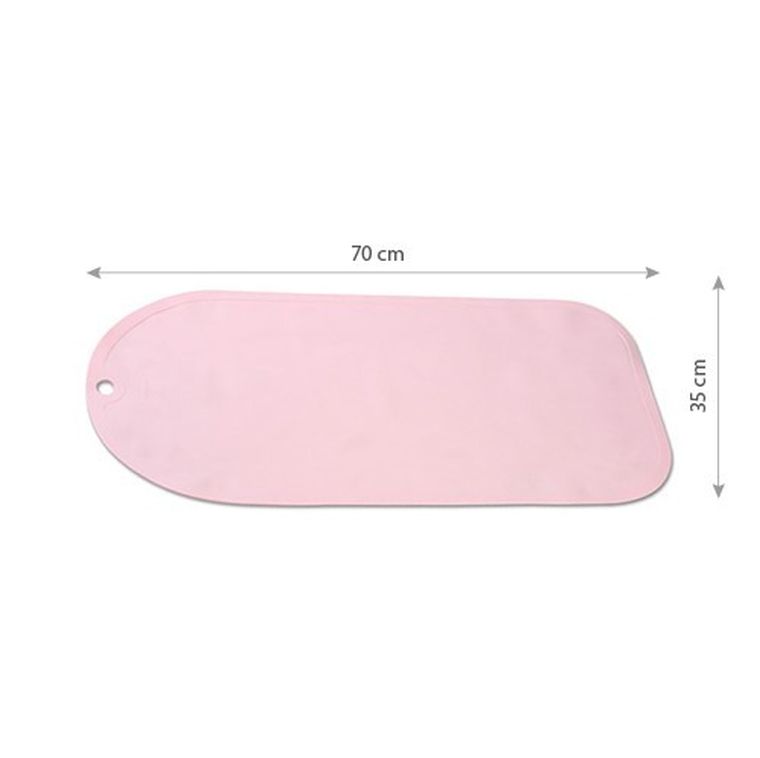 BabyOno, mata antypoślizgowa, różowa, 70-35 cm