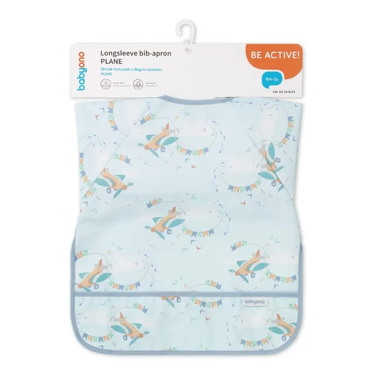 BabyOno, Samolot, śliniak z długim rękawem