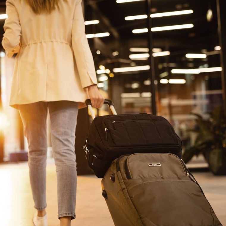 BabyOno, torba podróżna dla mamy, czarna