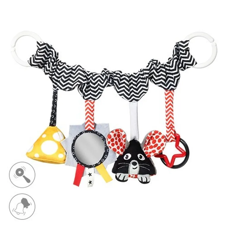 BabyOno, zawieszka do wózka i fotelika, Cheese&Skip