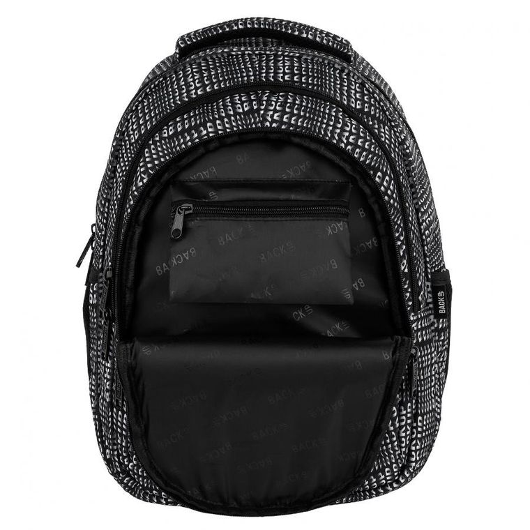 BackUp, plecak szkolny, 3-komorowy, Letters