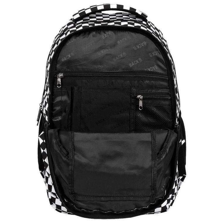 BackUp, plecak szkolny, 3-komorowy, Szachownica