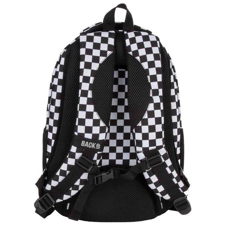 BackUp, plecak szkolny, 3-komorowy, Szachownica