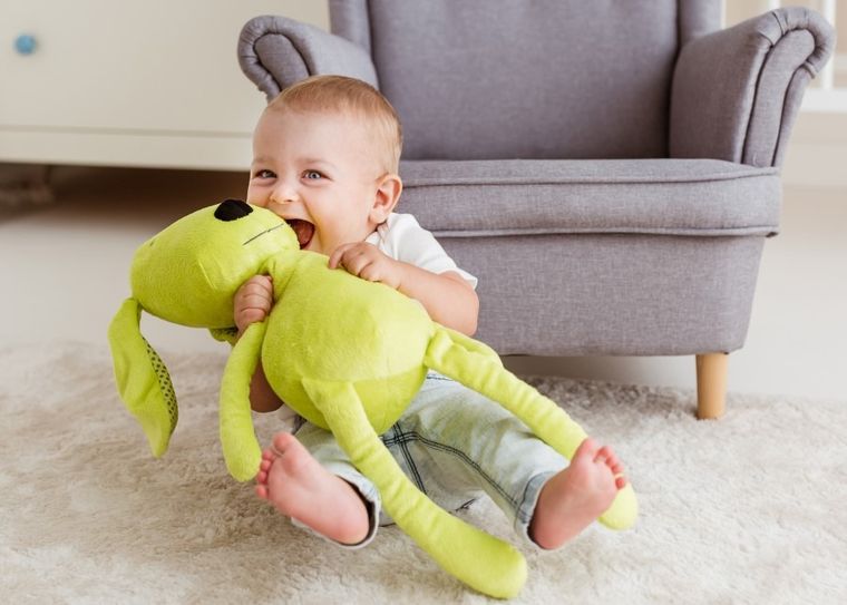 Balibazoo, Tulimy, maskotka, piesek, limonka, 58 cm