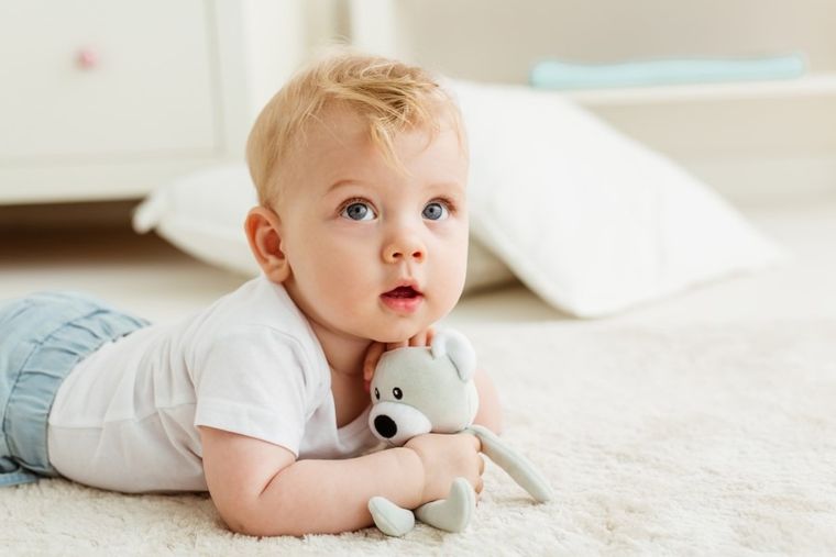 Balibazoo, Tulimy, miś, maskotka, jasnoszara, 19 cm