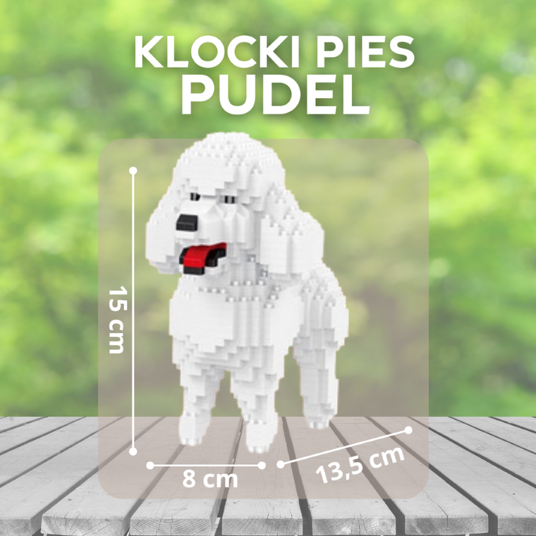 Balody, Pies Pudel mały, klocki konstrukcyjne, 793 elementów