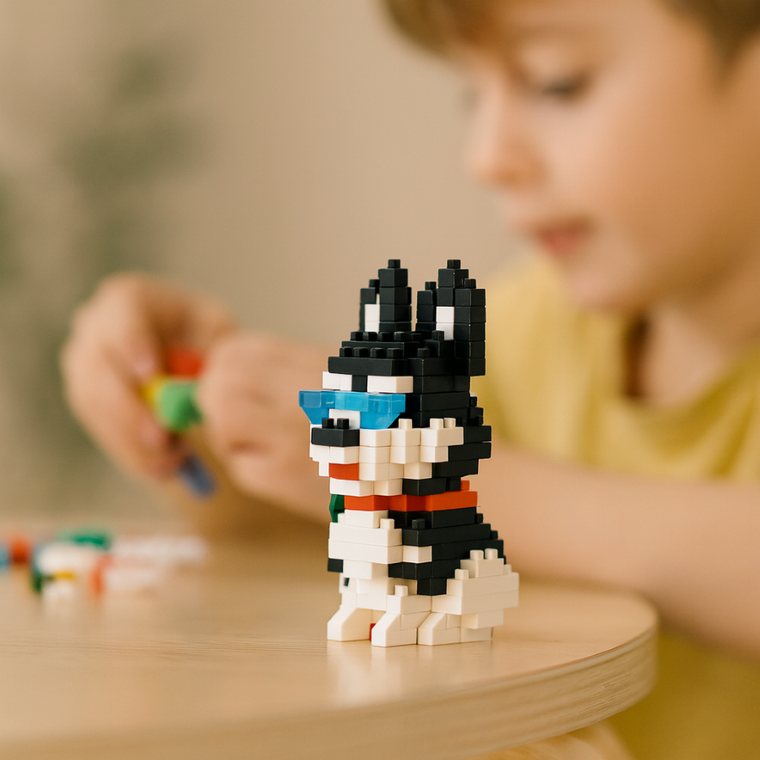 Balody, Piesek mini Husky, klocki konstrukcyjne, 188 elementów