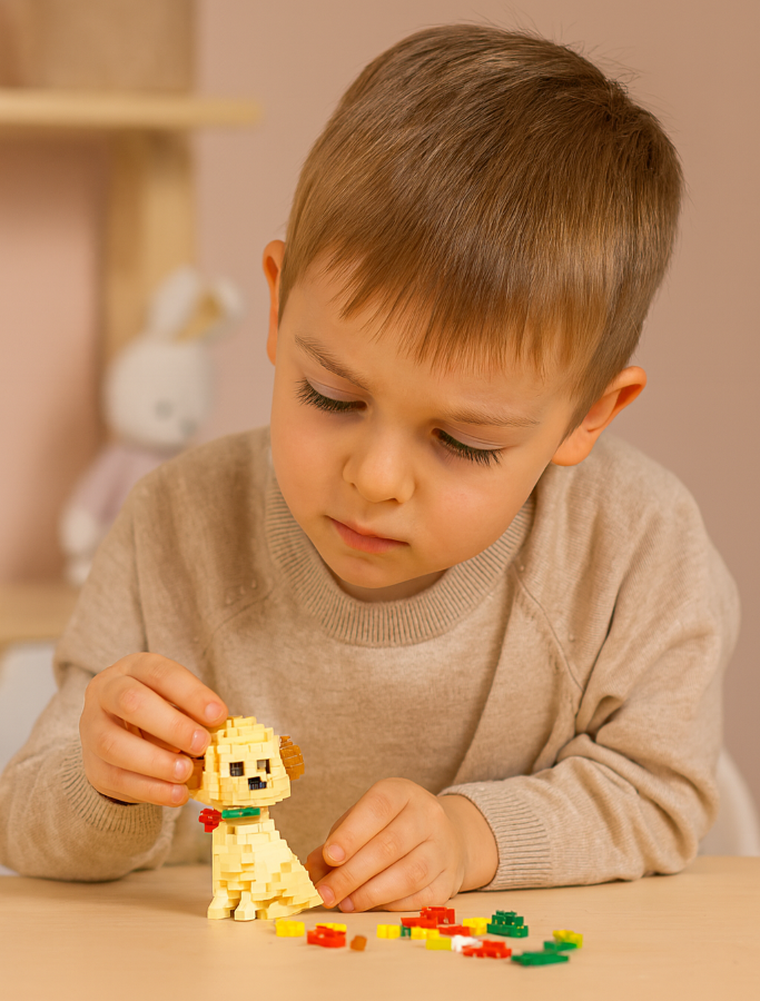 Balody, Piesek mini Shih tzu, klocki konstrukcyjne, 200 elementów