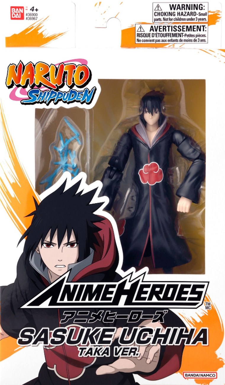 Bandai, Anime Heroes, Naruto Shippuden, Uchiha Sasuke Taka, figurka kolekcjonerska