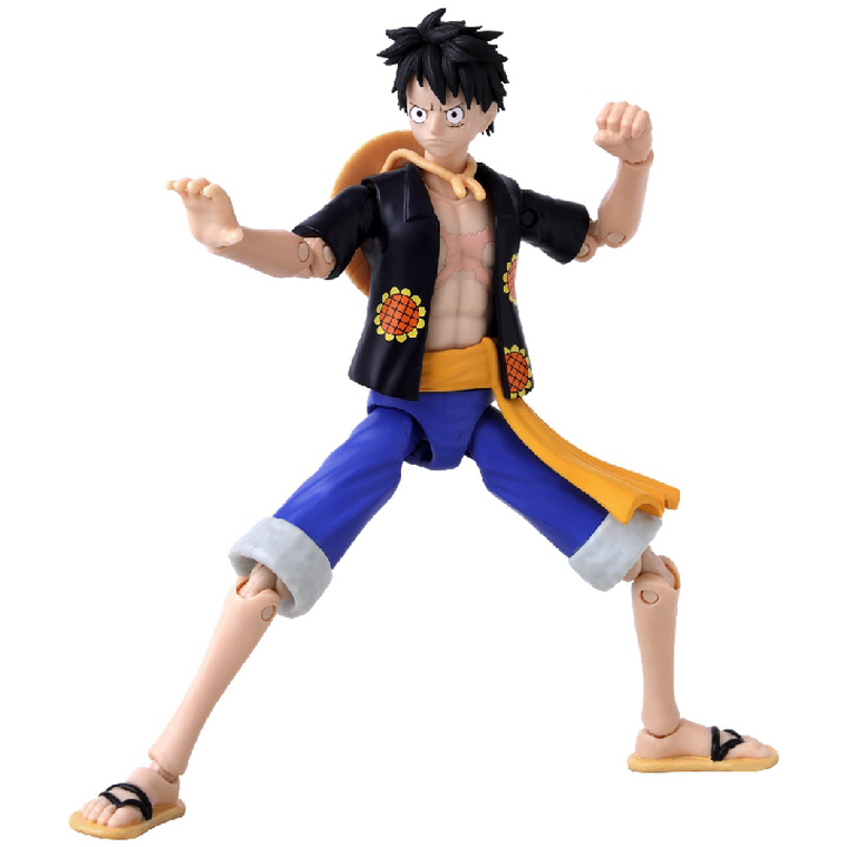 Bandai, Anime Heroes, One Piece, Monkey D. Luffy Dressrosa, figurka kolekcjonerska