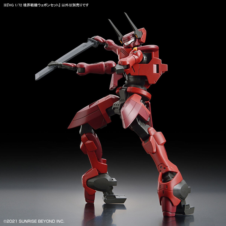 Bandai, HG, Kyoukai Senki Amaim Warrior Weapon Set, model kolekcjonerski do składania, 1:72