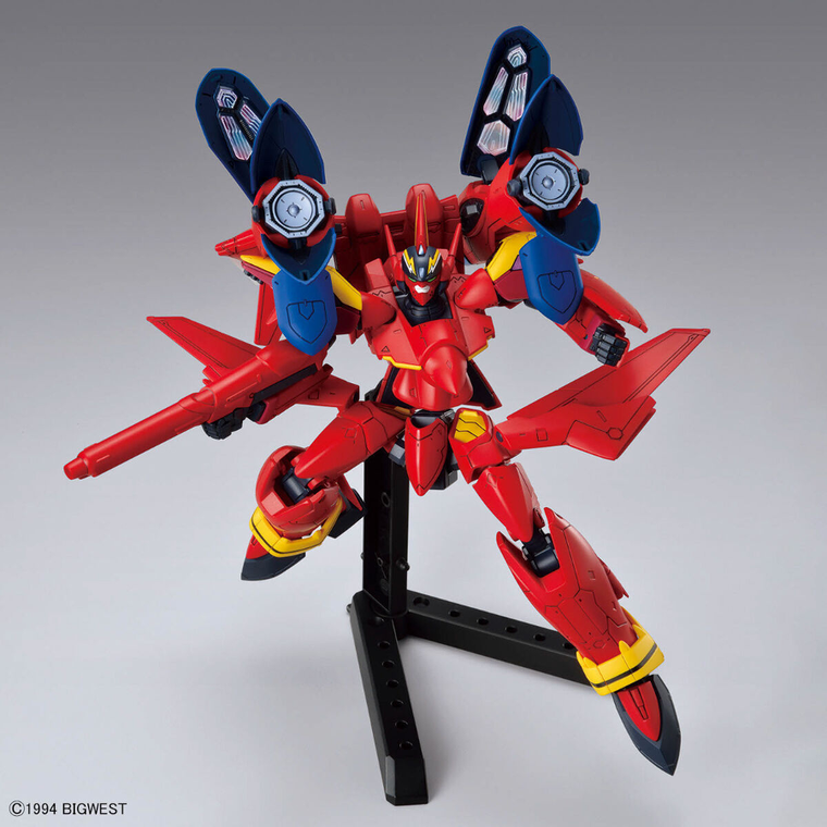 Bandai, HG, Macross Vf-19 Custom Fire Valkyrie With Sound Booster, model kolekcjonerski do składania, 1:100
