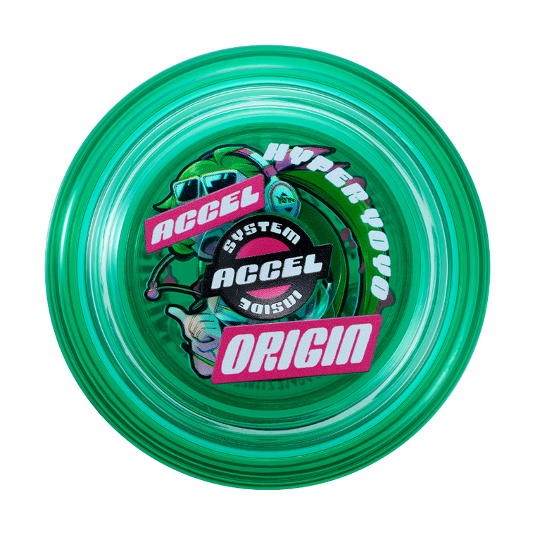 Bandai, Hyper Yoyo Accel, jo-jo, Punkish Green