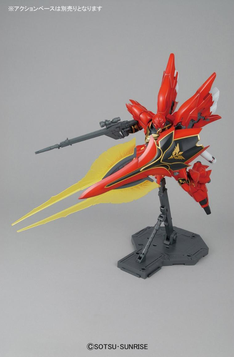 Bandai, MG, Msn-06s Sinanju, model kolekcjonerski do składania, 1:100