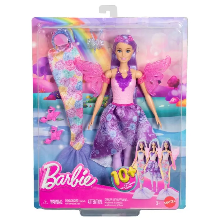 Barbie, Baśniowe przebieranki, zestaw z lalką i akcesoriami