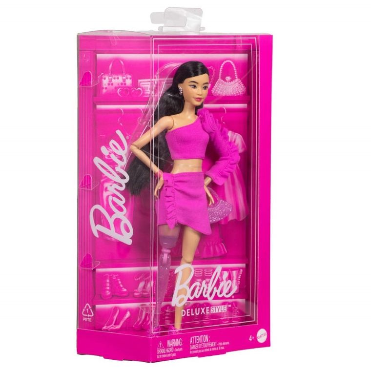 Barbie, Deluxe Style, falbanki i róża, lalka