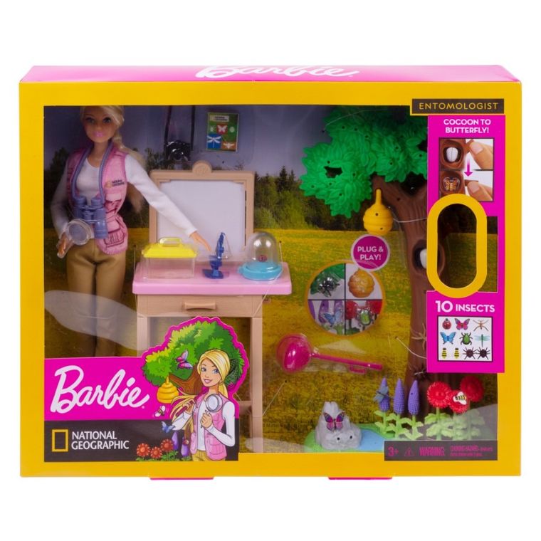 Barbie, Entomolog, zestaw z lalką i akcesoriami