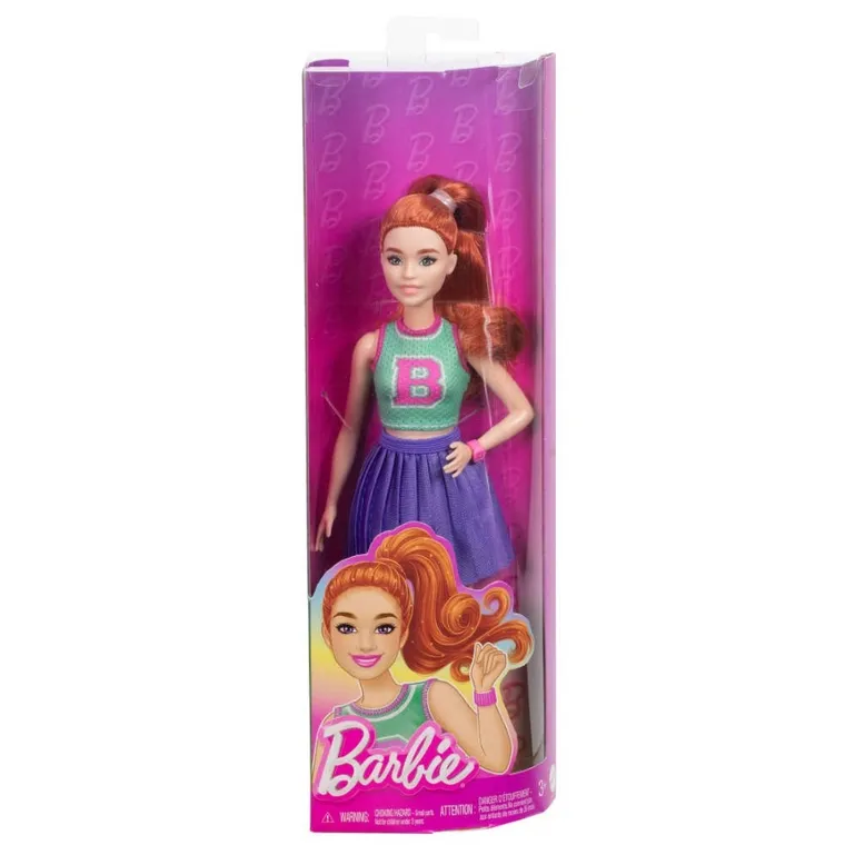 Barbie, Fashionistas, lalka w spódniczce sportowej