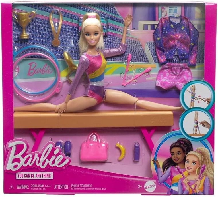 Barbie, Gimnastyczka, lalka z akcesoriami