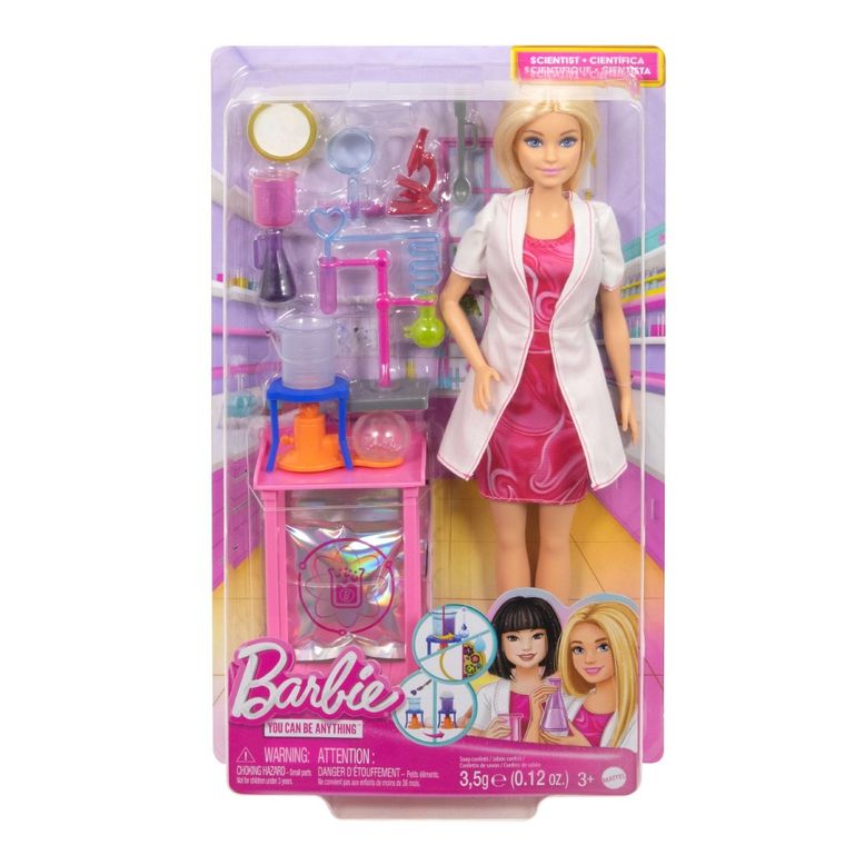 Barbie, lalka Naukowczyni z akcesoriami