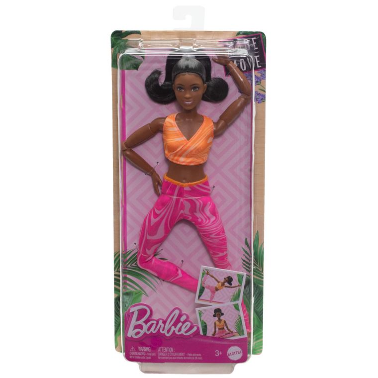Barbie, Made to Move, lalka brunetka