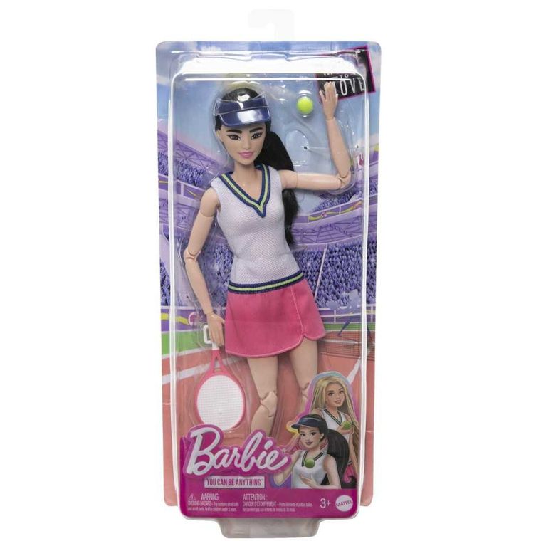 Barbie, Made to Move, Tenisistka, lalka z akcesoriami