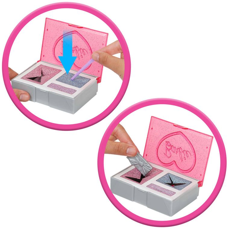 Barbie, Party Unboxed, Glam Party, Stylowe przygotowania, lalka z akcesoriami, zestaw różowy