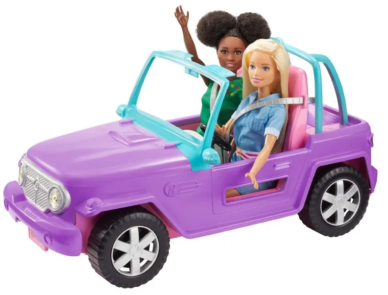 Barbie, Plażowy Jeep, pojazd bez lalek