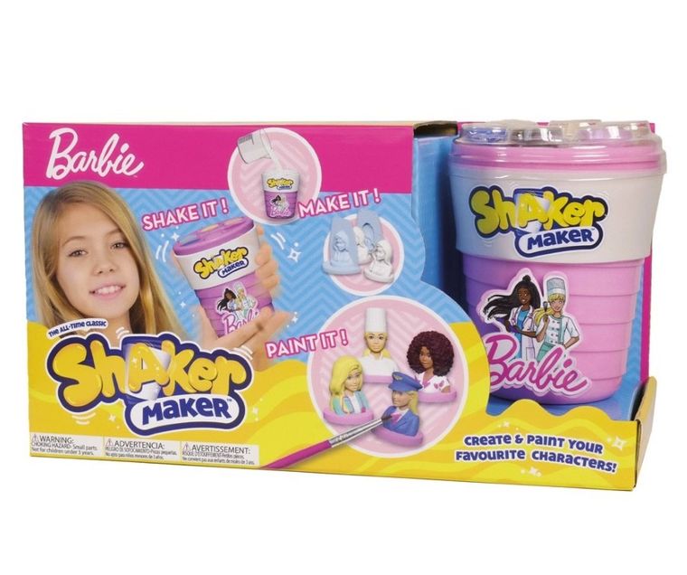 Barbie, Shaker Maker, zestaw kreatywny do tworzenia i malowania figurek