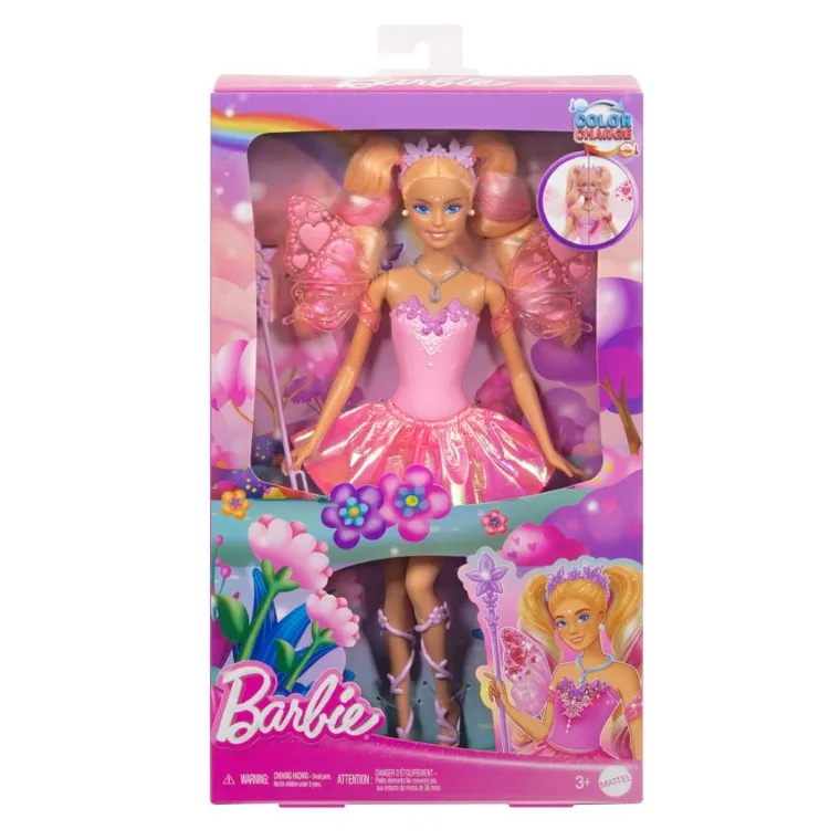 Barbie, Wróżka, lalka z funkcją zmiany koloru