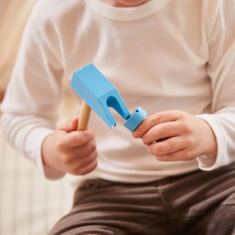 Barbo Toys, Świnka Peppa, zestaw drewnianych narzędzi w walizce