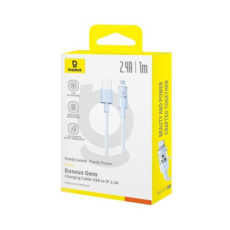 Baseus, Gem2.4A, kabel, 1m