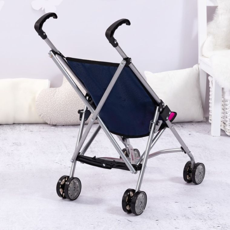 Bayer Design, Buggy, wózek spacerówka dla lalek, różowo-niebieski