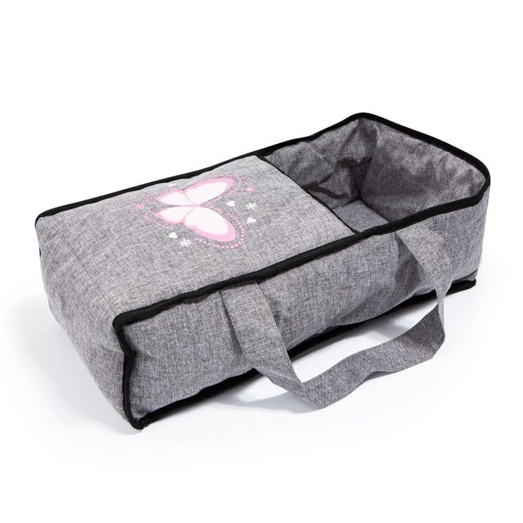 Bayer Design, City Star Combi, głęboki wózek dla lalek z torbą, szary