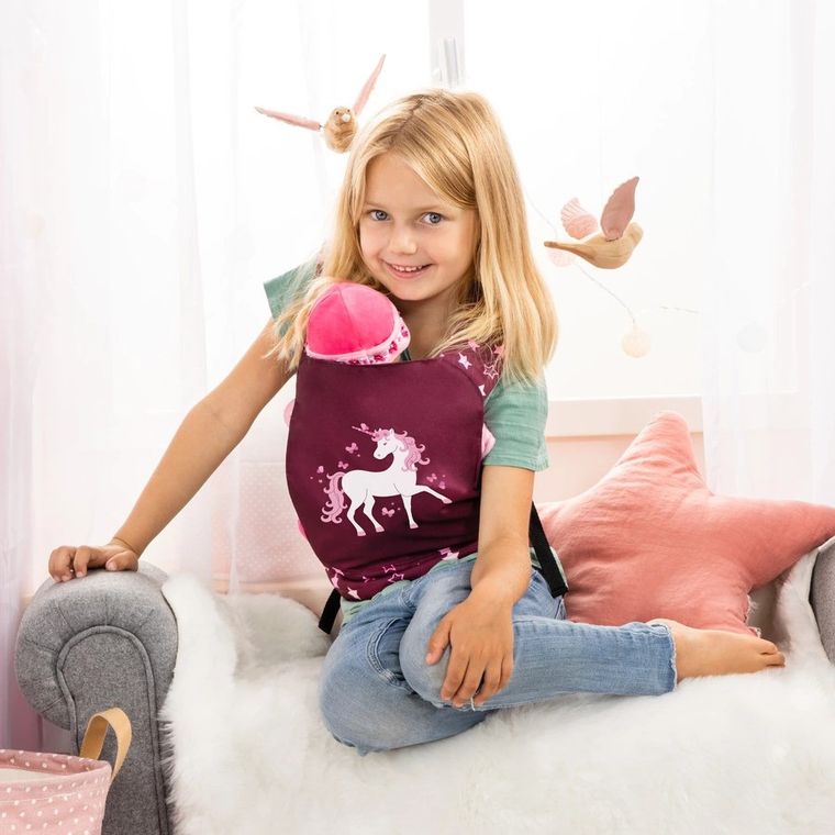 Bayer Design, EasyCarry, nosidełko dla lalek, bordowe